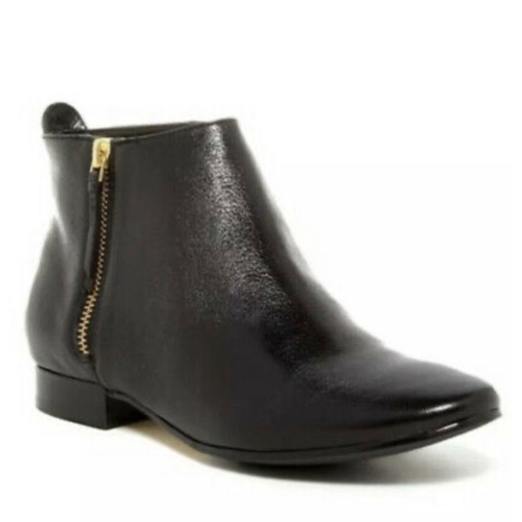 Cole Haan Shoes - Cole Haan Belmont Ankle Black Leather Booties sz 8